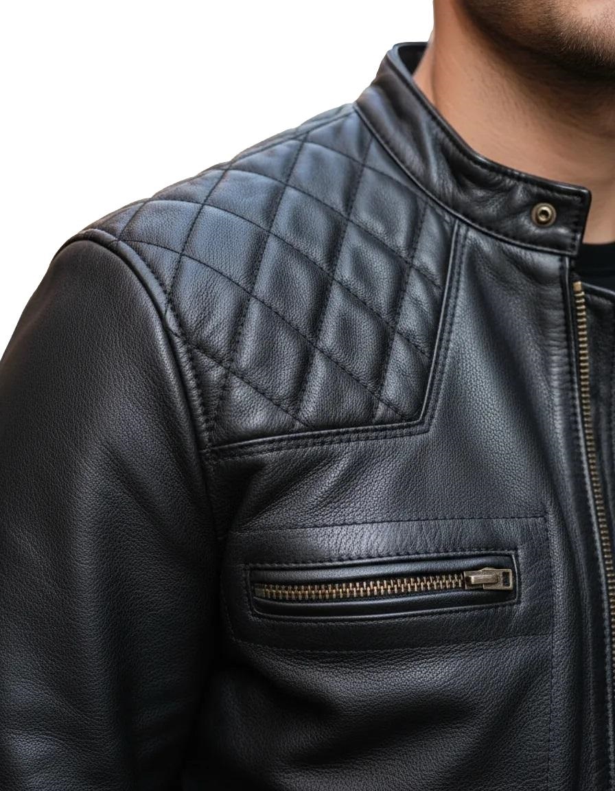Miniatura 2 - Jaqueta Masculina Couro 100% legitimo  Esportiva